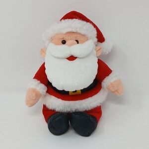 Vintage Stuffins 1998 CVS 7" Santa Claus Limited Edition Bean Bag Plush